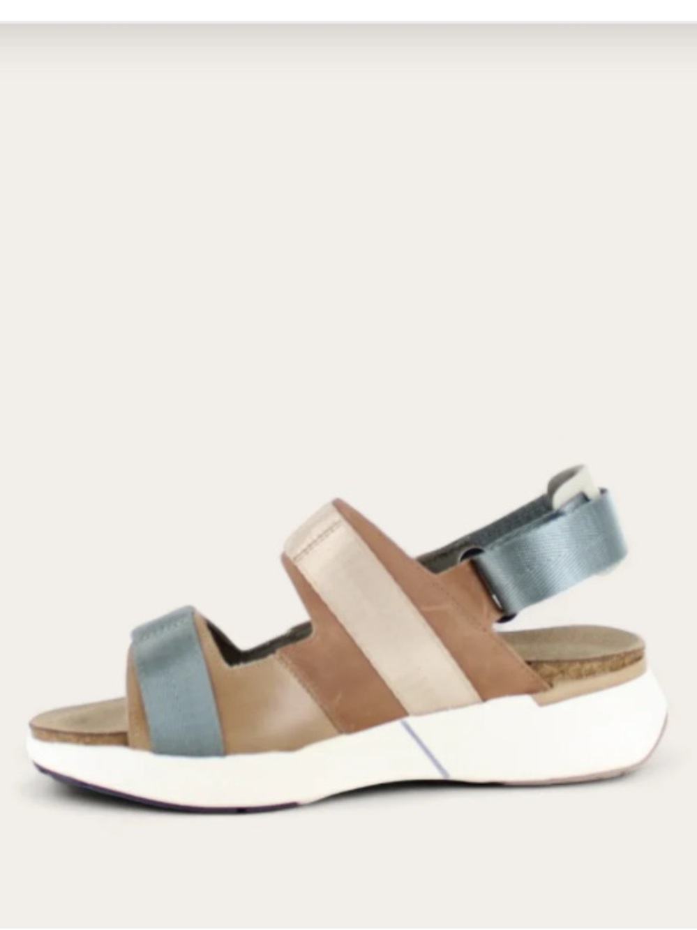 Naot Women’s Odyssey Sandal Leather and Velcro straps size 38 7.5